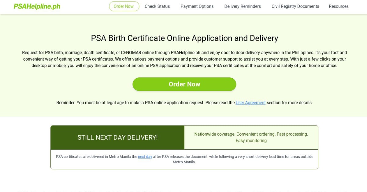 Get your PSA birth certificate at National Book Store branches